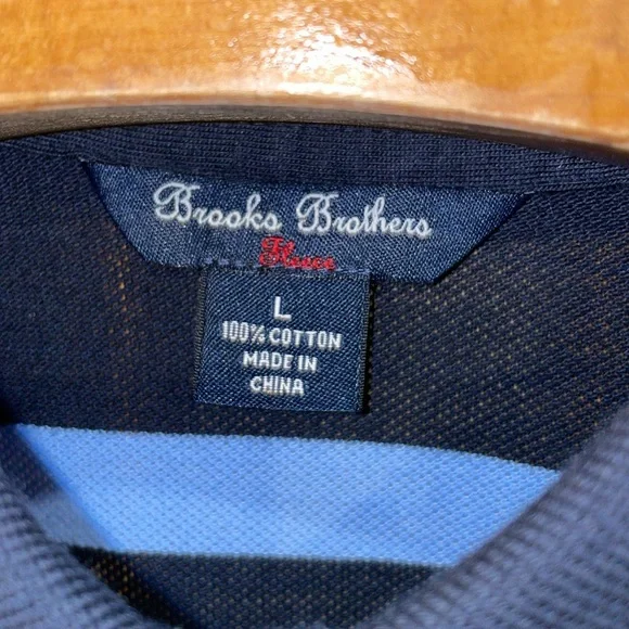 Brooks Brothers polo shirt in a size large 100%cotton vintage. 2016 - Picture 2 of 8